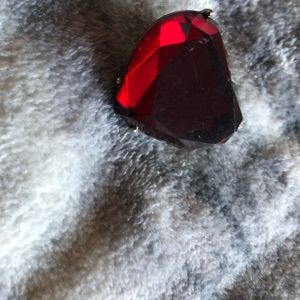 Vintage Jewelry - Vintage Ruby Heart Ring Vintage Jewelry - Vintage Ruby Heart Ring